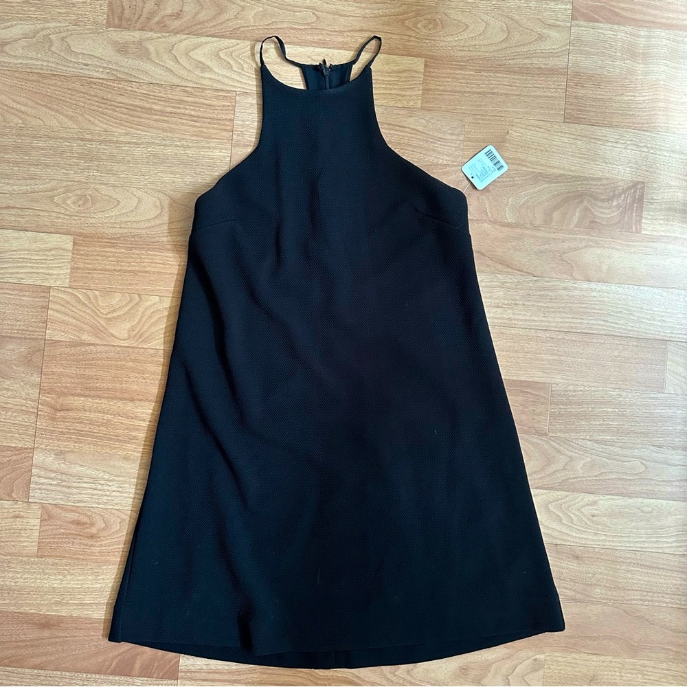 NWT Urban Outfitters Black Halter Shift Dress